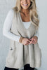 Women’s Sweater Vest | Cozy Oversized Fit with Pockets | Lightweight & Fuzzy Knit