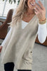 Women’s Sweater Vest | Cozy Oversized Fit with Pockets | Lightweight & Fuzzy Knit