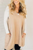 Women’s Sweater Vest | Cozy Oversized Fit with Pockets | Lightweight & Fuzzy Knit