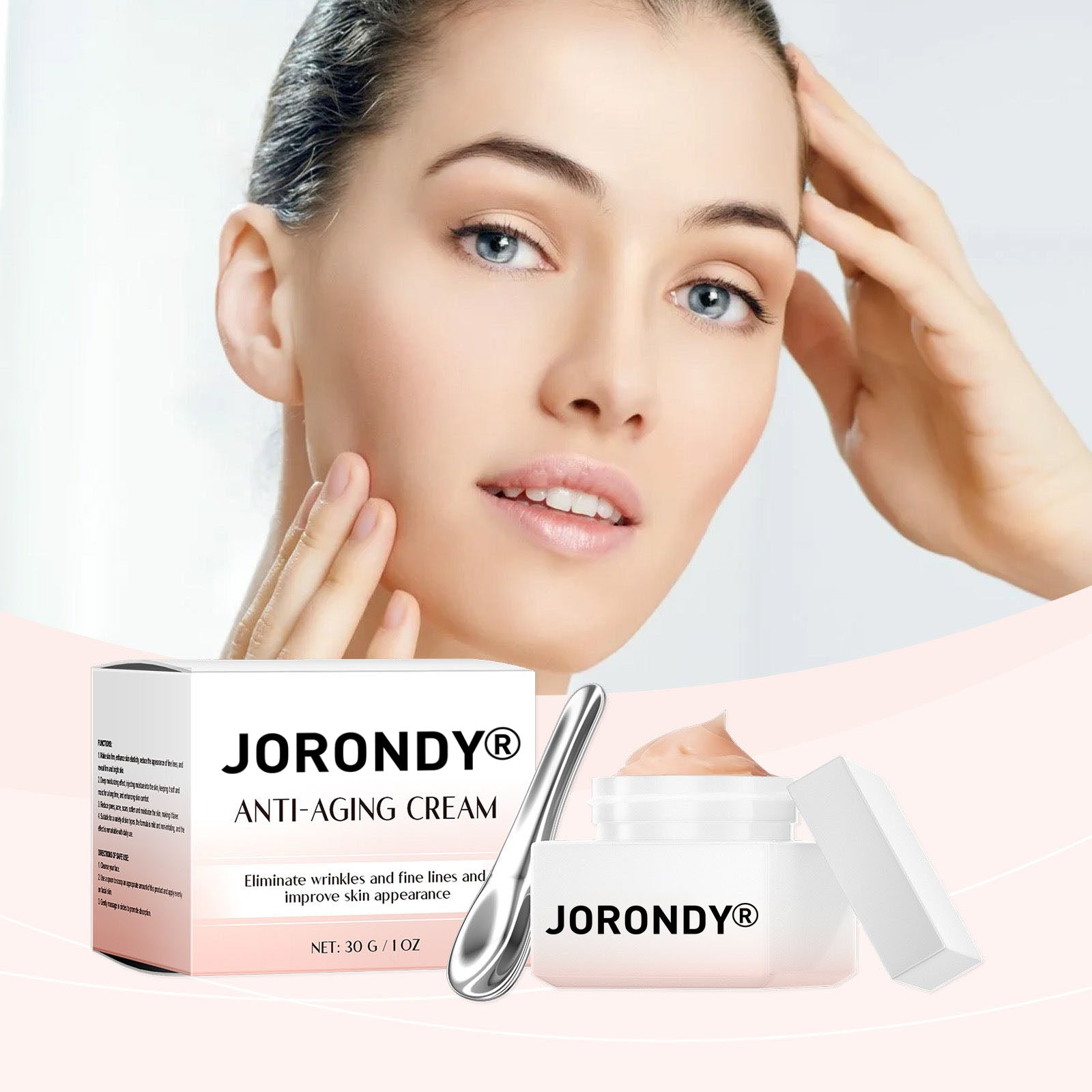 Instant Wrinkle Filler Cream | Anti-Aging Blur & Smooth Primer | Vitamin C & Rosehip Formula