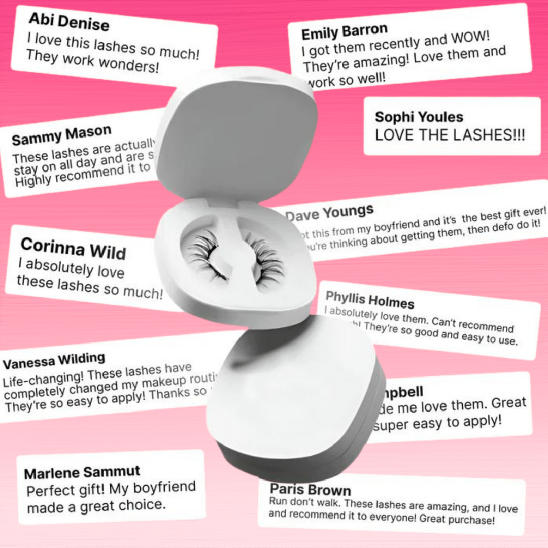 Reusable Magnetic False Eyelashes | Glue-Free | All-Day Hold