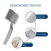 Hair Cutting Comb | SmoothTrim™ Ergonomic Guide Comb | ABS Plastic | Curved Double Teeth