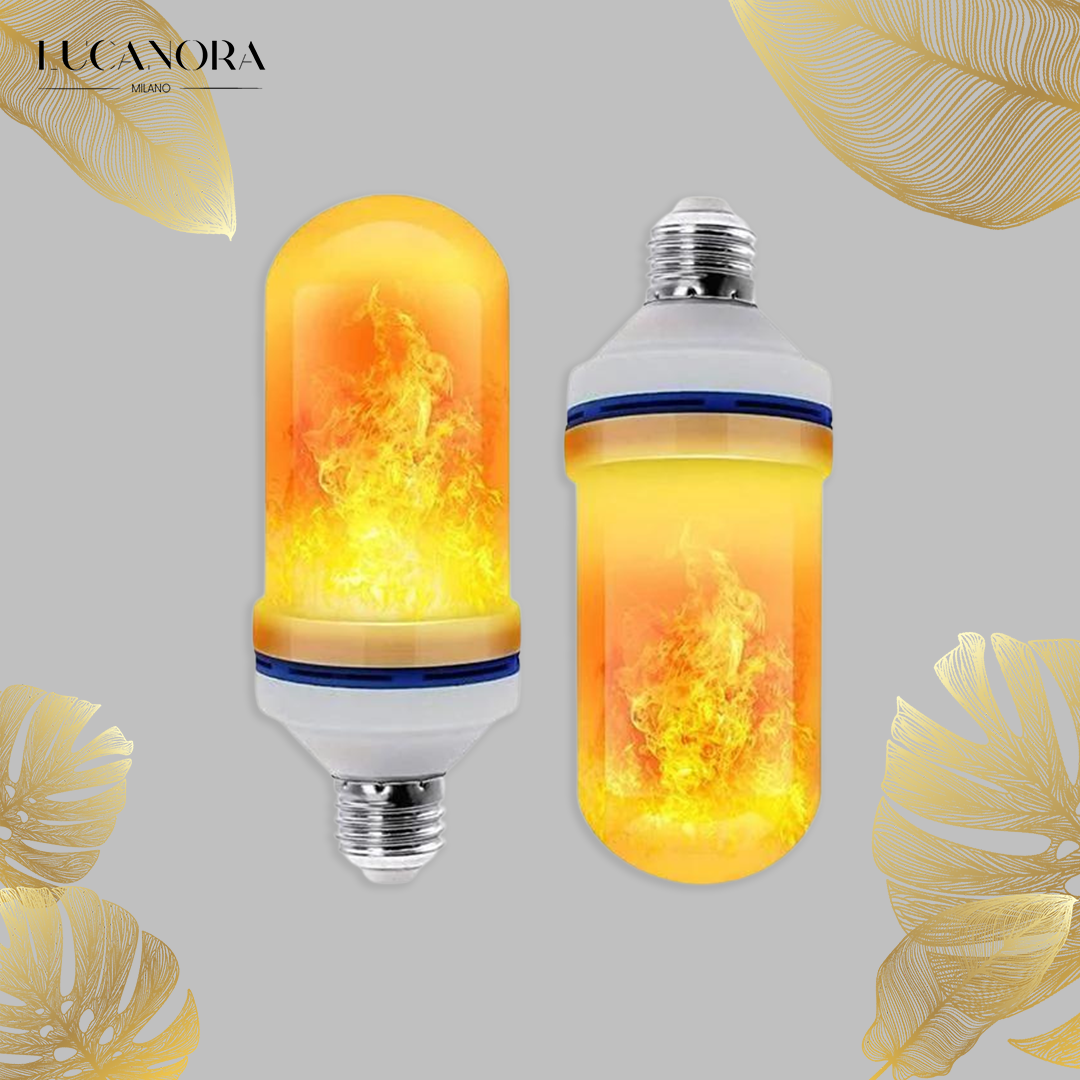 FlameLuxe™ - Lamp with fire effect