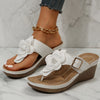 Floranya™ – Women's Platform Sandals with Elegant Flower Detail and Comfort