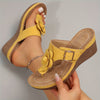 Floranya™ – Women's Platform Sandals with Elegant Flower Detail and Comfort