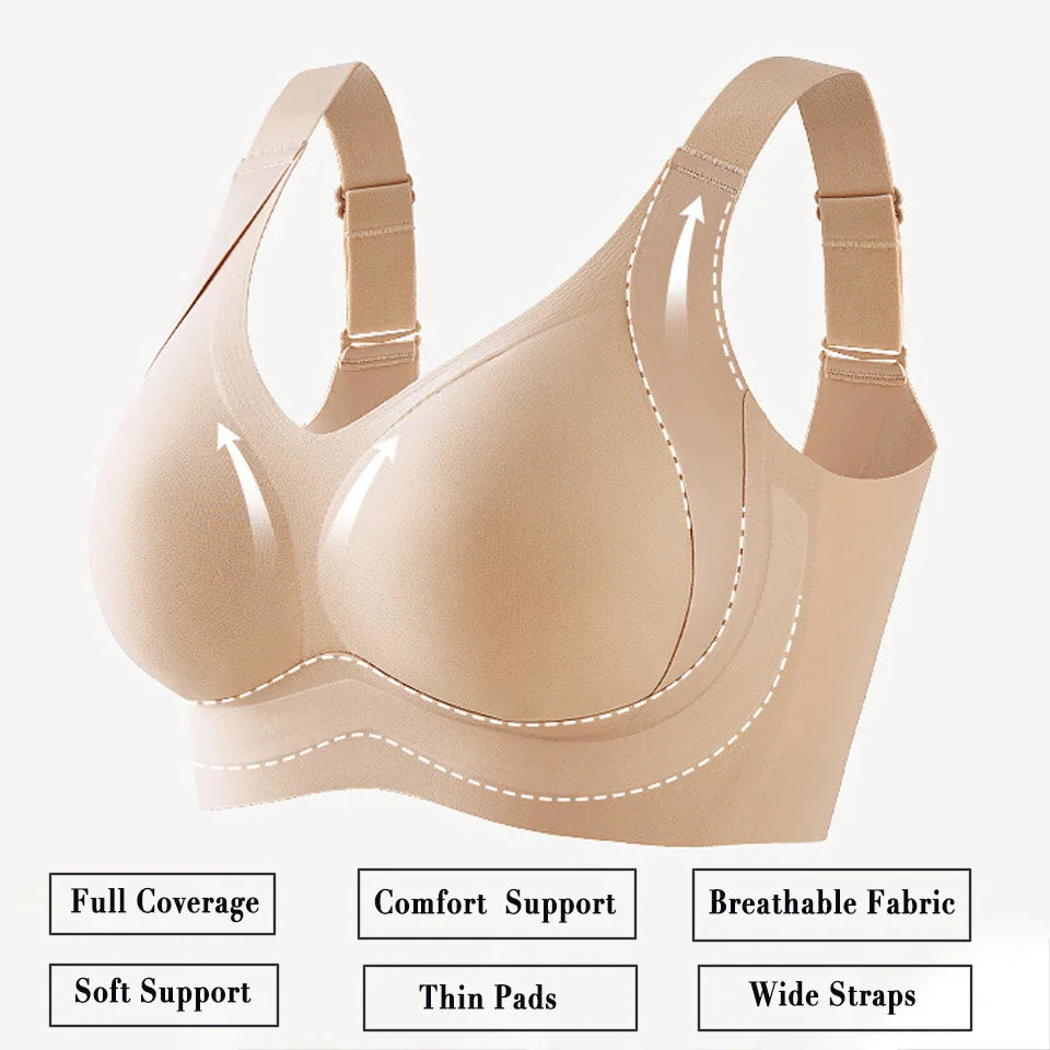 (1+1 Free) Seamless Comfort Soft-Support Bra