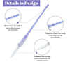 Glass Dip Pen | Crystaldip Magic Design | Borosilicate Glass | 12 Ink Colors