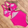 Avencea - One-Piece Monokini Swimsuit with Stylish Decorative Wrap