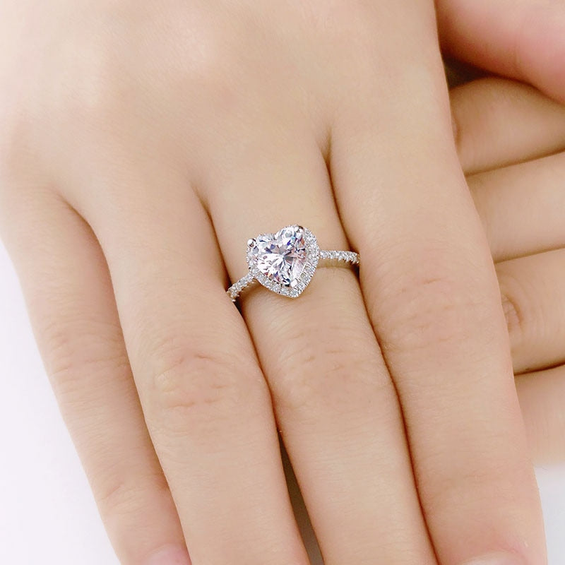 Heart Zirconia Ring