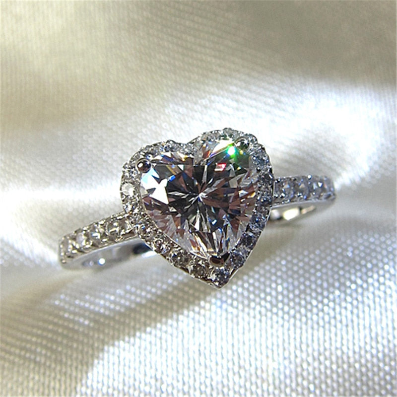 Heart Zirconia Ring