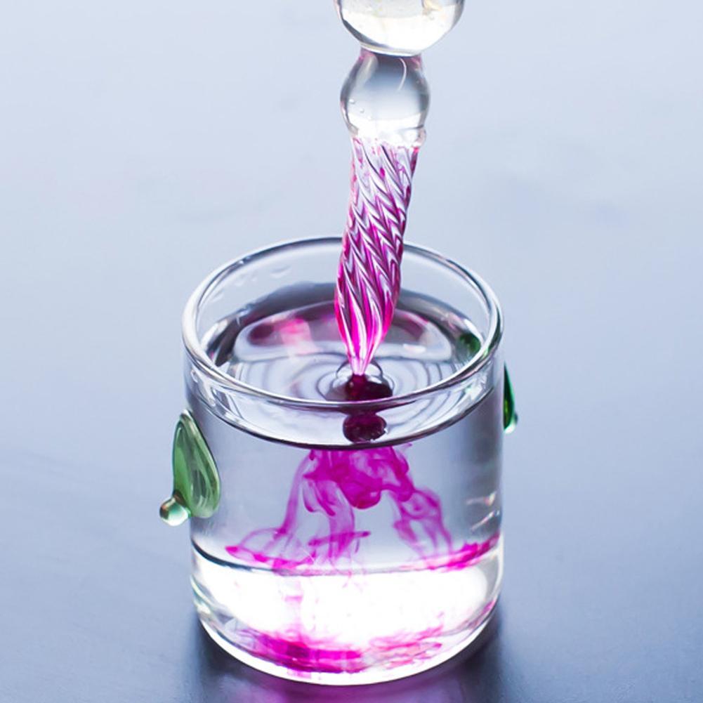 Glass Dip Pen | Crystaldip Magic Design | Borosilicate Glass | 12 Ink Colors