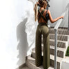 Sleeveless Jumpsuit with V-Neck for Women | Summer