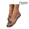 Limited Time 50% Off💥Flat Sandals with Clear Rhinestones for Women