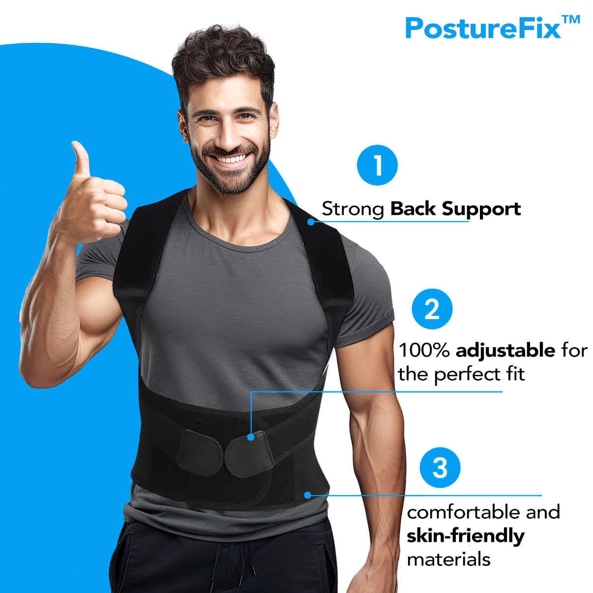 PostureGuard™ Correct Posture Effortlessly