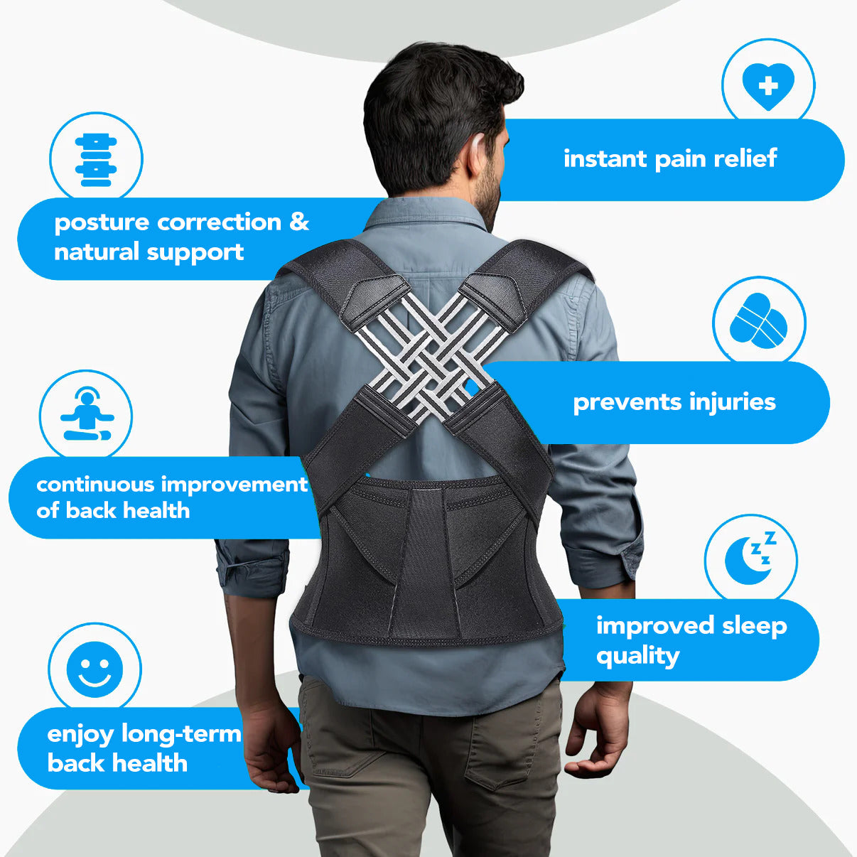 PostureGuard™ Correct Posture Effortlessly