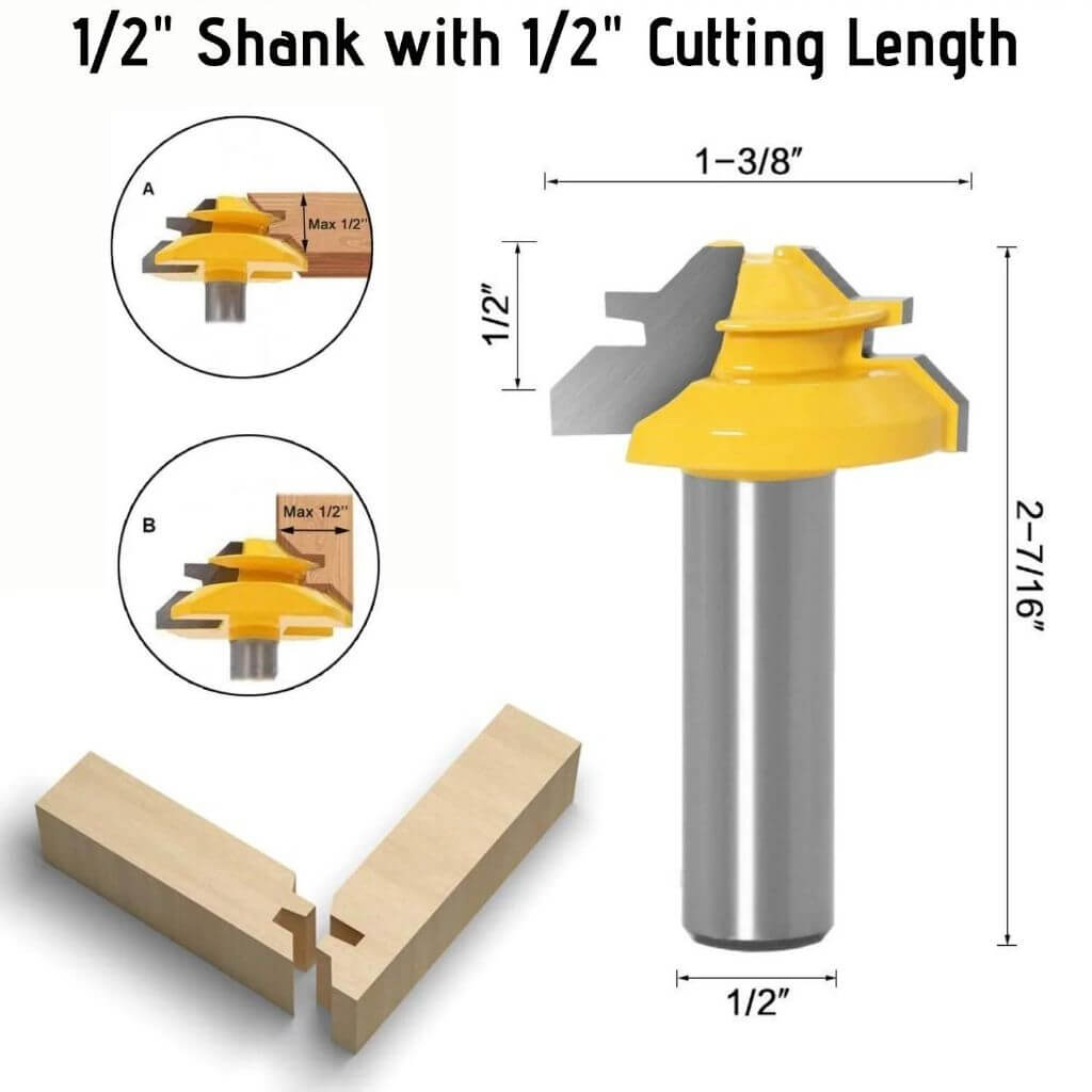 LockMiter™ Precise Corner Cutting