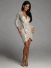 Heidi-style shimmering dress