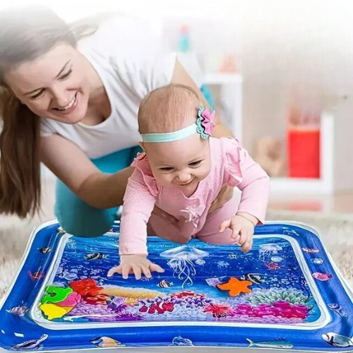 1+1 Free | Baby Tummy Time Water Mat | Developmental Play Cushion | BPA-Free & Safe | TummyRest™