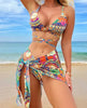 Heidi Fashion | Push-Up Swimwear with Crossed Straps and Cover-Up