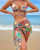Heidi Fashion | Push-Up Swimwear with Crossed Straps and Cover-Up