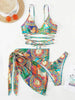 Heidi Fashion | Push-Up Swimwear with Crossed Straps and Cover-Up