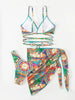 Heidi Fashion | Push-Up Swimwear with Crossed Straps and Cover-Up