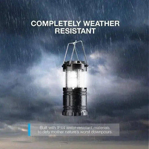 Camping Lantern with Fan & Power Bank | Solar & Rechargeable LED Light | Portable Outdoor Gear