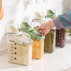 Airtight Food Storage Container | BPA-Free Plastic | Measuring Cup & Spout | 2L / 4L