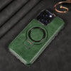 LeatherGuard™ Phone Case | Premium Leather with Stand & Magnetic Wireless Charging Support