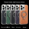 LeatherGuard™ Phone Case | Premium Leather with Stand & Magnetic Wireless Charging Support