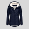 Long Waterproof Winter Jacket with Hood & Lining