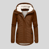 Long Waterproof Winter Jacket with Hood & Lining