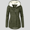 Long Waterproof Winter Jacket with Hood & Lining