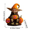 PumpkinGhoul™ Ghoulie Halloween Resin Statue with Pumpkin Lamp (Buy 1 Get 1 Free)