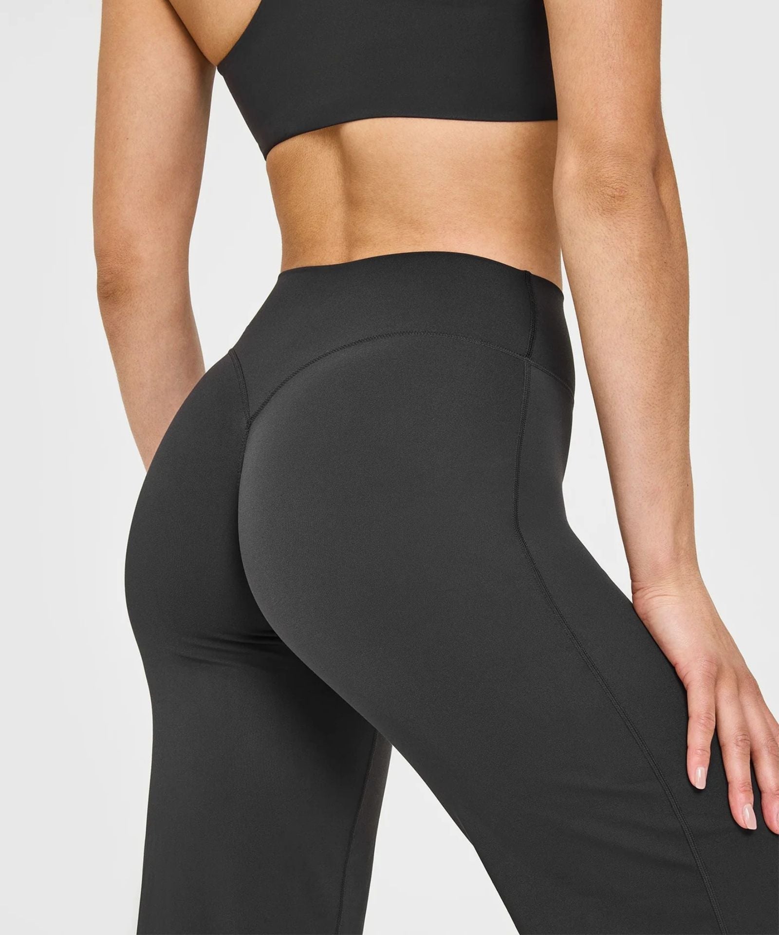 Women’s Active Set | High-Waist Tummy Control Leggings & Cross-Back Crop Top | Buttery Soft Stretch Fabric