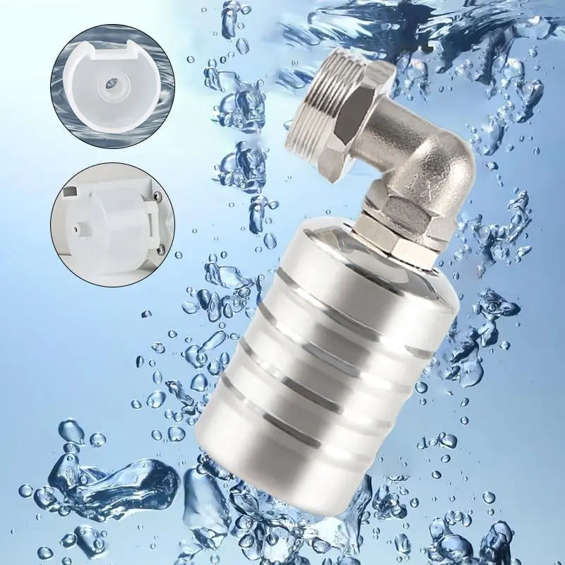 Mini Float Valve | Automatic Water Level Control | Stainless Steel | 10–150 PSI | Compact