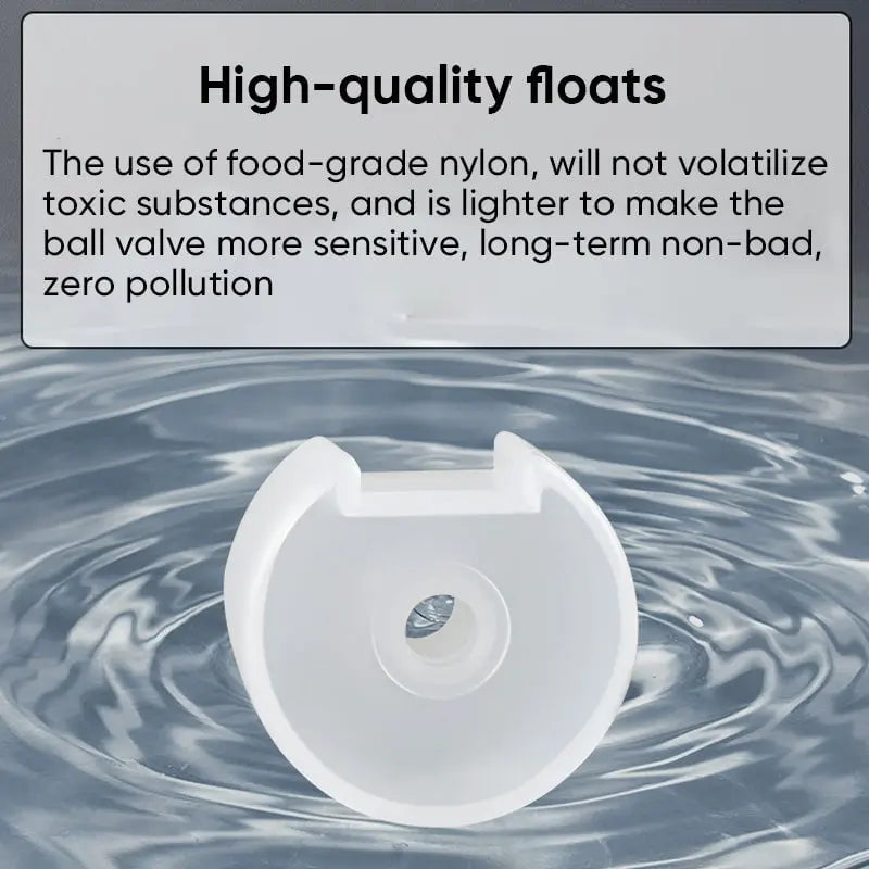 Mini Float Valve | Automatic Water Level Control | Stainless Steel | 10–150 PSI | Compact