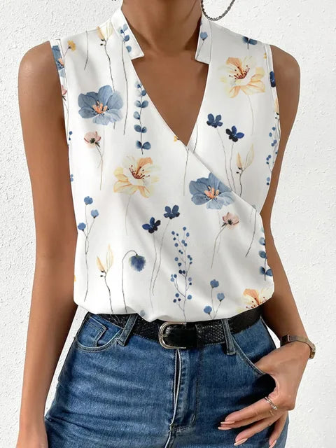 Soft Summer Top with V-Neck for Women | Casual
