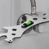 Multifunctional Angled Wrench | Stainless Steel | Anti-Slip Design | Compact Tool
