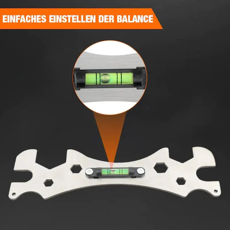Multifunctional Angled Wrench | Stainless Steel | Anti-Slip Design | Compact Tool