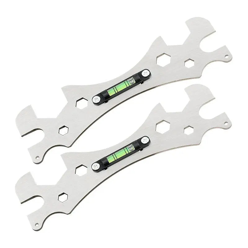 Multifunctional Angled Wrench | Stainless Steel | Anti-Slip Design | Compact Tool