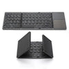 Foldable Bluetooth Keyboard with Touchpad | Portable Wireless Mini Keyboard for Windows, Mac, iOS & Android