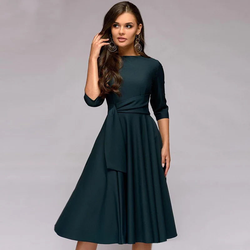 Heidi - Elegant Swing Dress