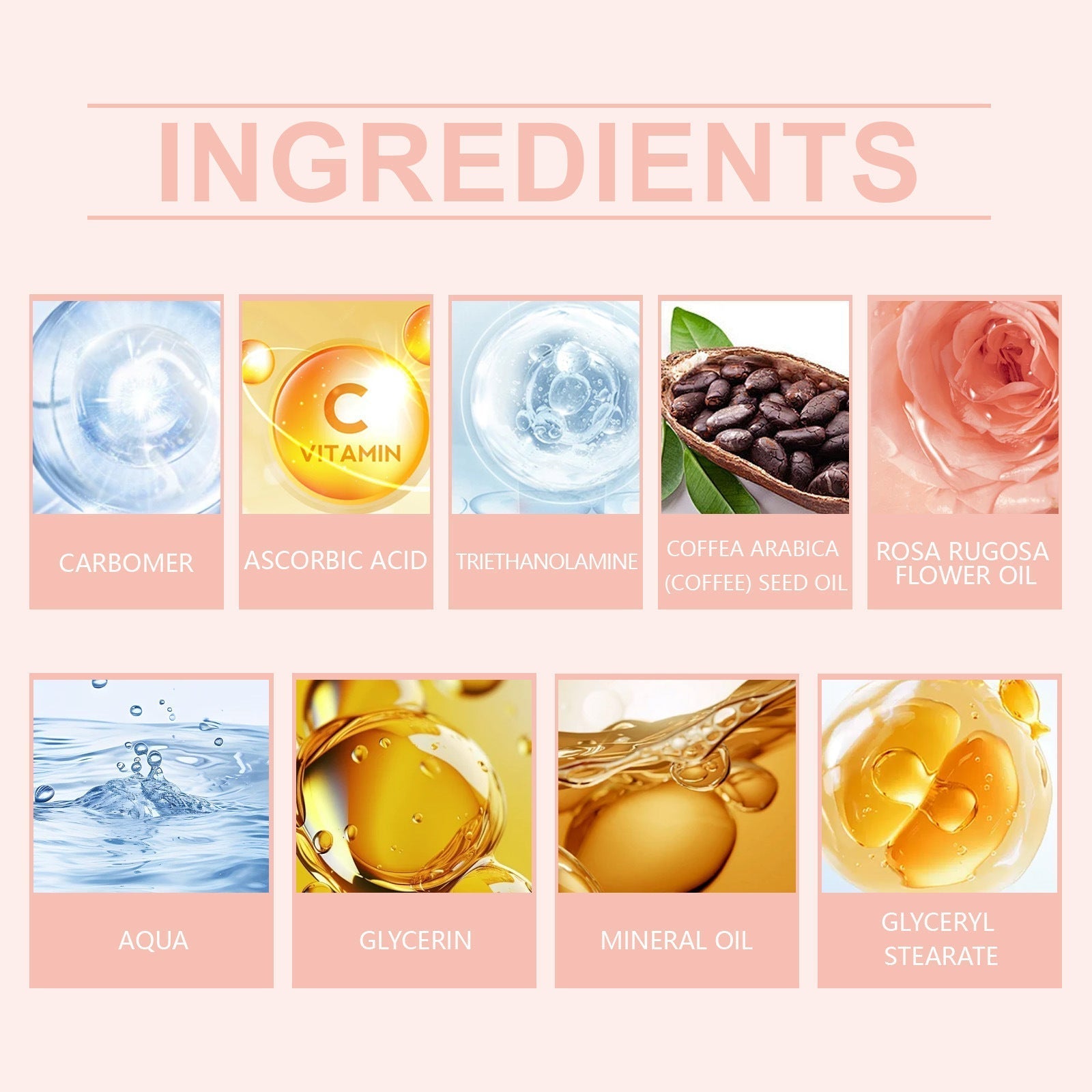 Instant Wrinkle Filler Cream | Anti-Aging Blur & Smooth Primer | Vitamin C & Rosehip Formula