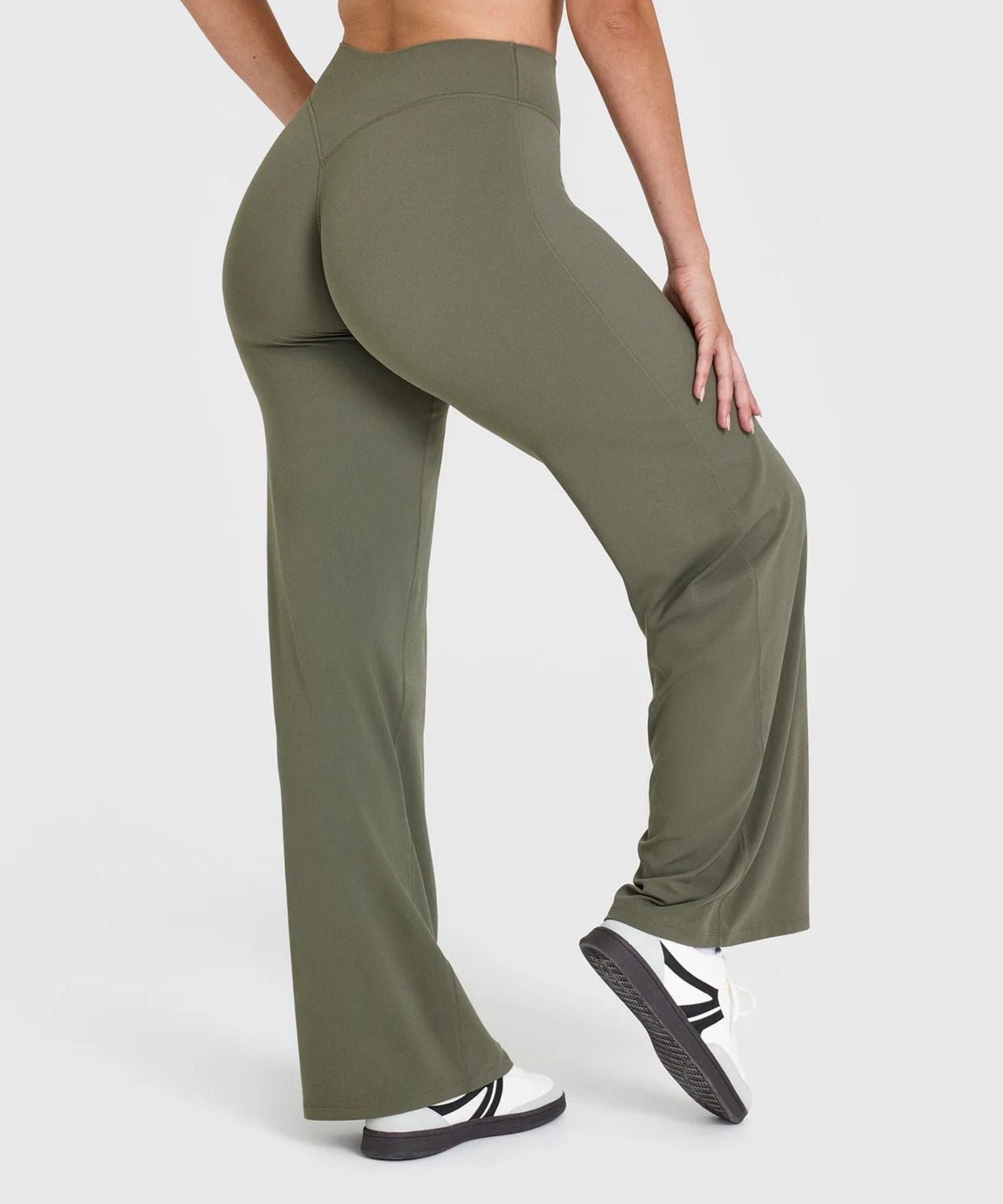 Women’s Active Set | High-Waist Tummy Control Leggings & Cross-Back Crop Top | Buttery Soft Stretch Fabric