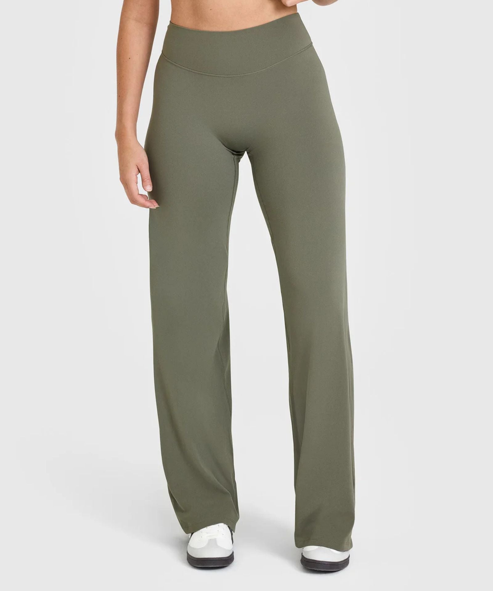 Women’s Active Set | High-Waist Tummy Control Leggings & Cross-Back Crop Top | Buttery Soft Stretch Fabric