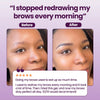 Eyebrow Transfer Stickers | Long-Lasting 3-Day Wear | Natural Arched Brow Look