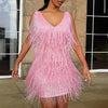 Wrap Dress for Women with V-Neck