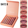 Matte Lipstick Set | 6 Long-Lasting Shades | Avocado Oil & Vitamin E | Smudge-Proof