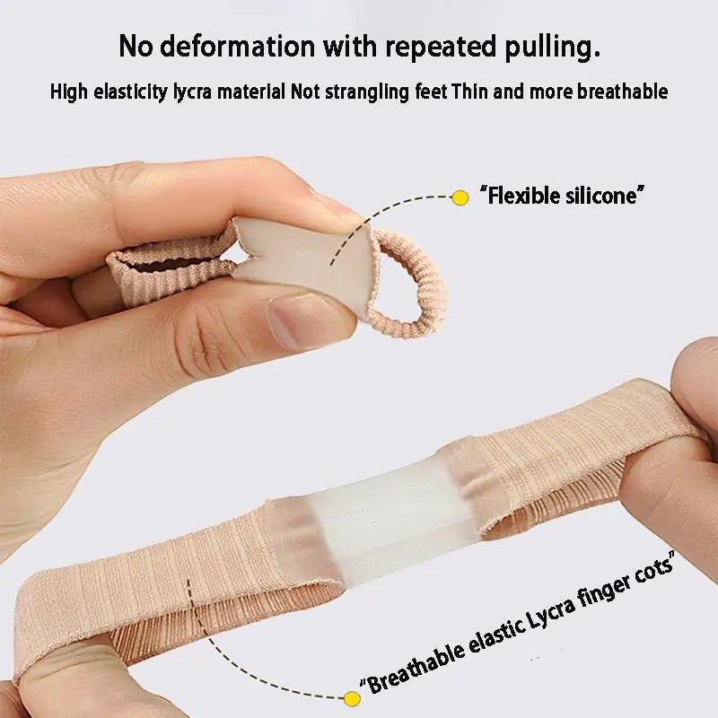 Toe Separators for Bunions & Misalignment | Elastic Nylon + SEBS | Pain Relief & Posture Support